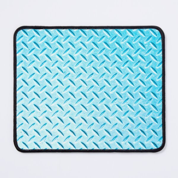 Aperçu de l'œuvre ÉTUDE DE MOTIF #69 – Plaque Inox Antidérapante Bleu-Gris créée et vendue par DEL-Productions.