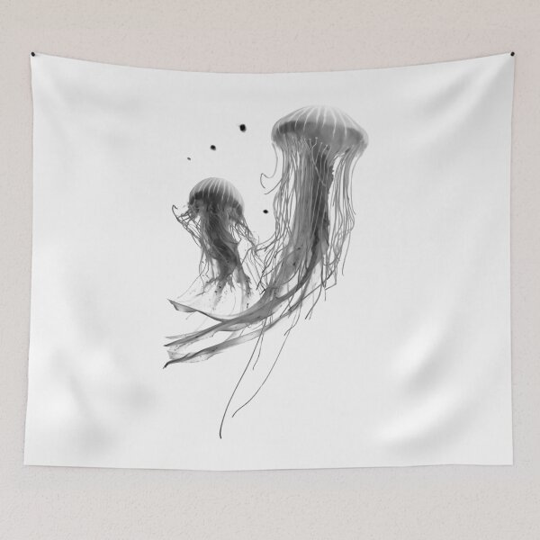 Item preview, Jellyfish H - black designed and sold by Deefurdee.