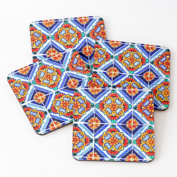 Item preview, PATTERN DESIGN STUDY #70 – Colorful Glazed Ceramic Tiles designed and sold by DEL-Productions.