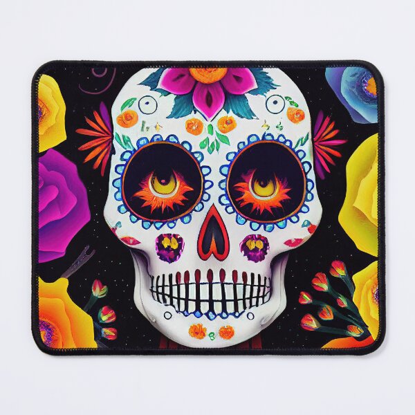 Item preview, Beautiful colorful design of a Dia de Los Muertos skull designed and sold by artofbelletz.