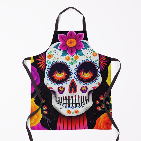 Item preview, Beautiful colorful design of a Dia de Los Muertos skull designed and sold by artofbelletz.
