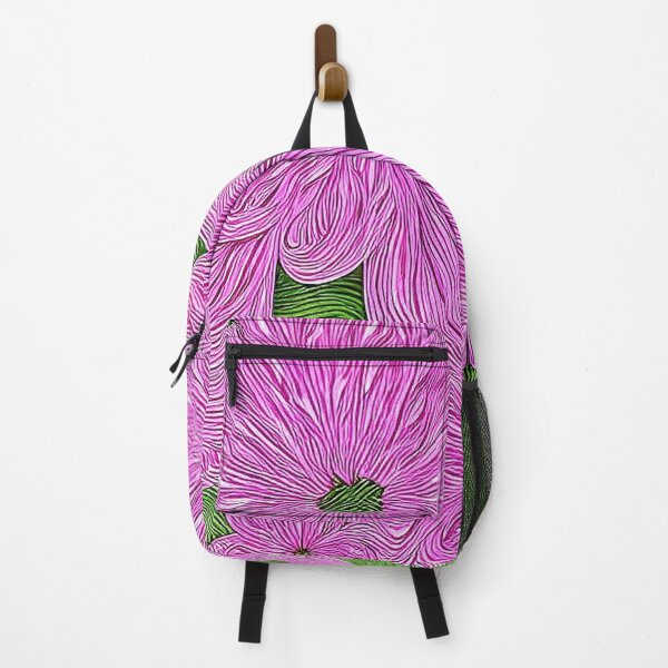 Item preview, Stripe pink flowers designed and sold by Gala-life1.