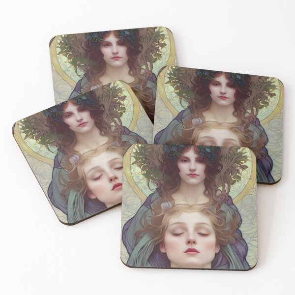 Item preview, Vintage poster from girl to powerful woman in nature designed and sold by Femme-Art.