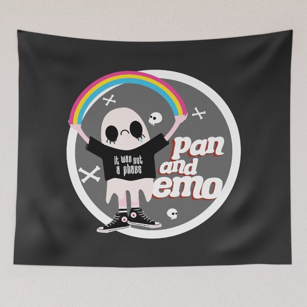 Item preview, Pan and Emo Badge designed and sold by racharanha.