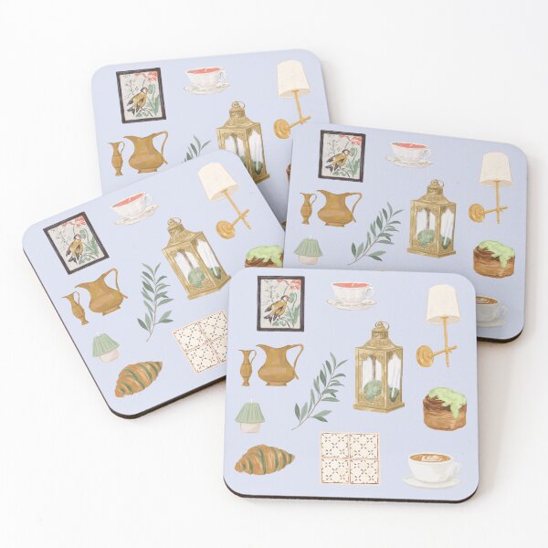 Item preview, Vintage Coffee Shop designed and sold by SunLee Art.