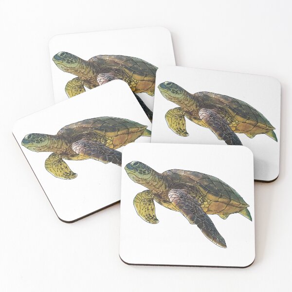 Item preview, Realistic Green Sea Turtle designed and sold by Shirtey.