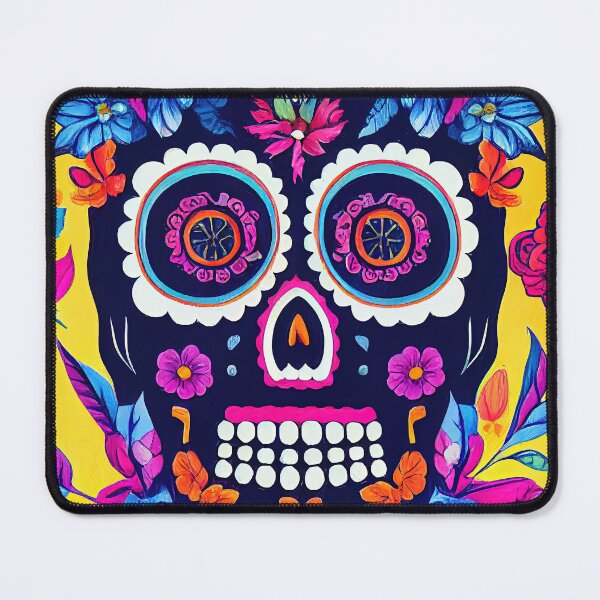 Item preview, Beautiful colorful design of a Dia de Los Muertos skull designed and sold by artofbelletz.