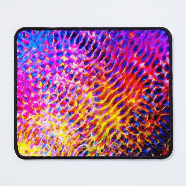 Item preview, PATTERN DESIGN STUDY #73 – Vibrational Patterns in Red Yellow Orange Blue Purple designed and sold by DEL-Productions.