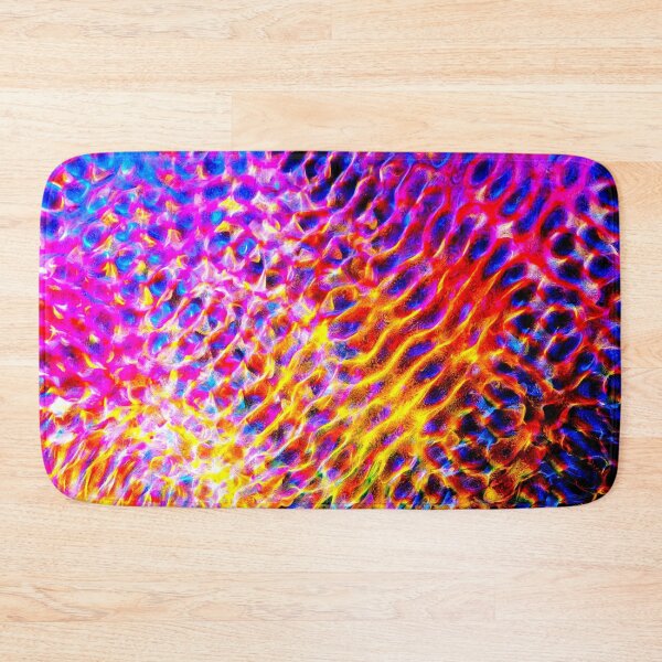 Item preview, PATTERN DESIGN STUDY #73 – Vibrational Patterns in Red Yellow Orange Blue Purple designed and sold by DEL-Productions.