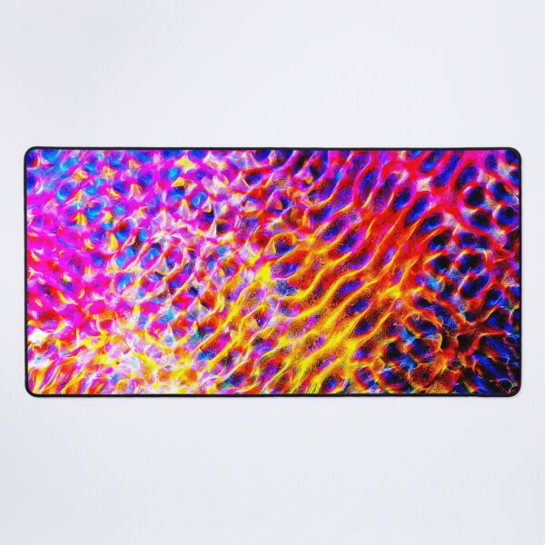 Item preview, PATTERN DESIGN STUDY #73 – Vibrational Patterns in Red Yellow Orange Blue Purple designed and sold by DEL-Productions.