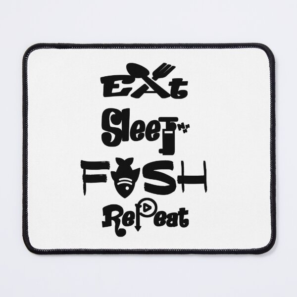 Item preview, Eat sleep fish repeat,V2.  designed and sold by Chakilogy.