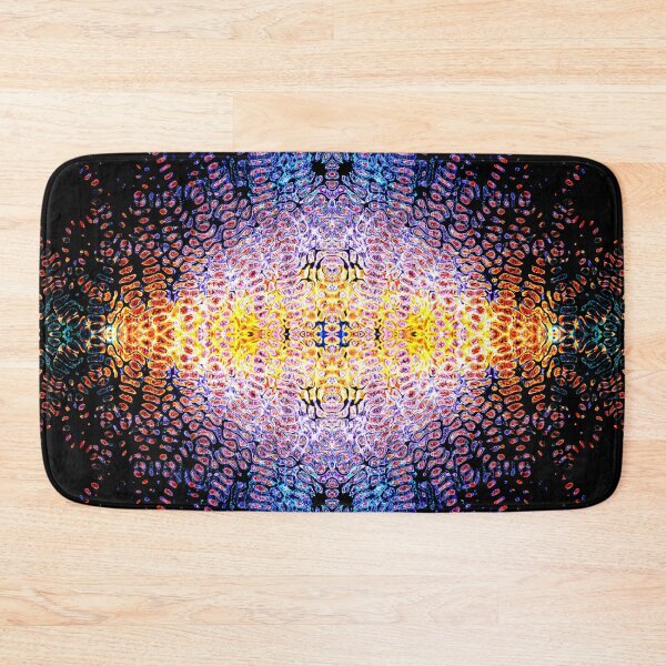 Item preview, PATTERN DESIGN STUDY #74 – Vibrational Patterns in Yellow Blue Black designed and sold by DEL-Productions.