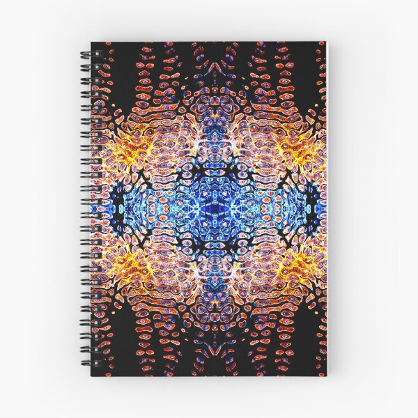 Item preview, PATTERN DESIGN STUDY #75 – Vibrational Patterns in Blue Gold Black designed and sold by DEL-Productions.
