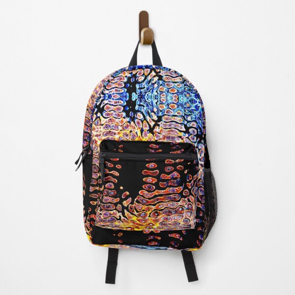 Item preview, PATTERN DESIGN STUDY #75 – Vibrational Patterns in Blue Gold Black designed and sold by DEL-Productions.