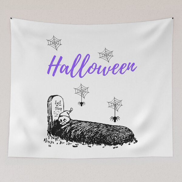 Item preview, Funny Halloween, Skeleton Sleep, Funny Skeleton, Halloween funny skeleton sleep designed and sold by Dven-Clothes.