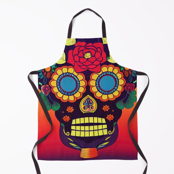 Item preview, Beautiful colorful design of a Dia de Los Muertos skull designed and sold by artofbelletz.