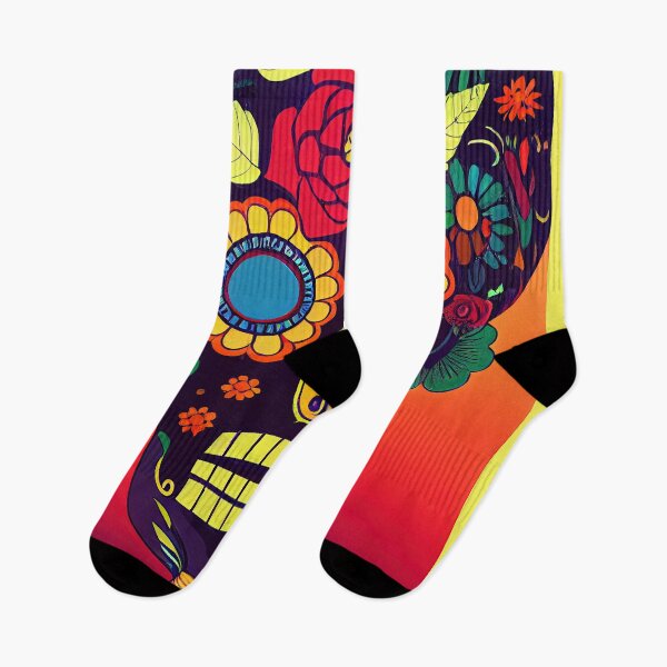 Item preview, Beautiful colorful design of a Dia de Los Muertos skull designed and sold by artofbelletz.