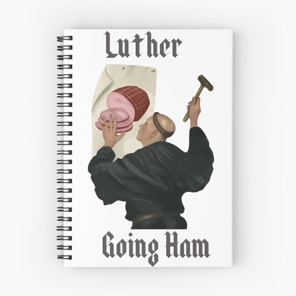 Item preview, “Luther Going Ham” 95 Theses Design designed and sold by mnh-shop.