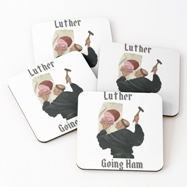 Item preview, “Luther Going Ham” 95 Theses Design designed and sold by mnh-shop.