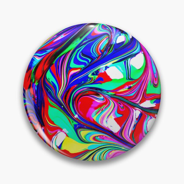 Item preview, PATTERN DESIGN STUDY #77 – Multicolored Paint Swirls designed and sold by DEL-Productions.