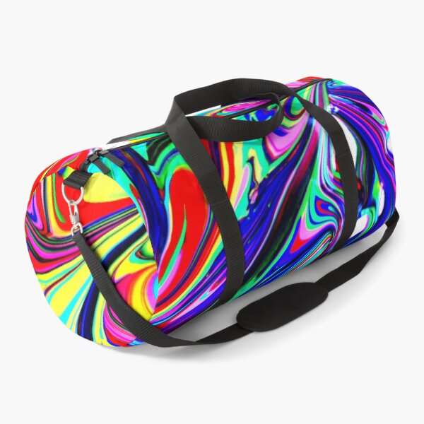 Item preview, PATTERN DESIGN STUDY #77 – Multicolored Paint Swirls designed and sold by DEL-Productions.