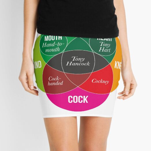 Toe Knee Hand Cock Mini Skirt