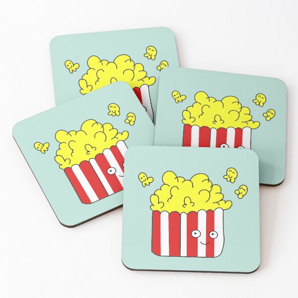 Aperçu de l'œuvre Popcorn et amour de film !! créée et vendue par The Pie Chart.