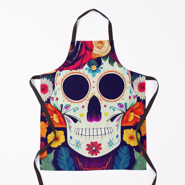 Item preview, Beautiful colorful design of a Dia de Los Muertos skull designed and sold by artofbelletz.