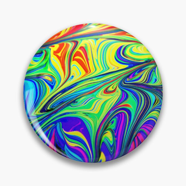 Item preview, PATTERN DESIGN STUDY #79 – Multicolored Paint Swirls Horizontally Layered designed and sold by DEL-Productions.