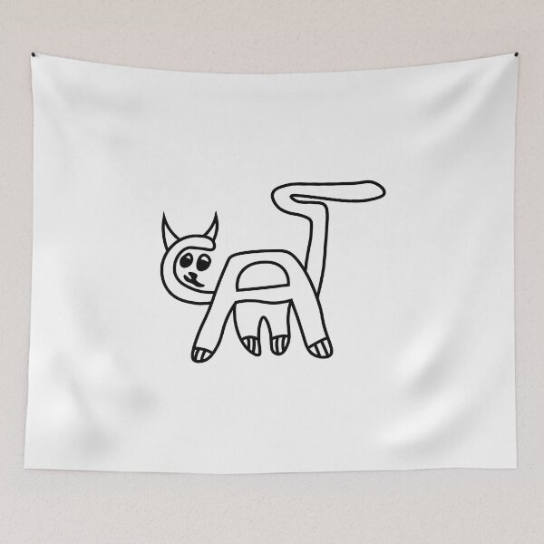 Item preview, Cat Letters Animal designed and sold by Shirtey.