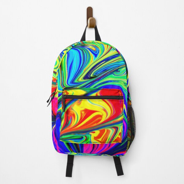 Item preview, PATTERN DESIGN STUDY #79 – Multicolored Paint Swirls Horizontally Layered designed and sold by DEL-Productions.