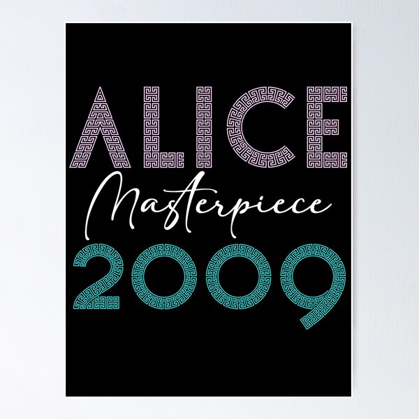 Item preview, ALICE 2009 NAME MASTERCLASS YEAR designed and sold by olivierjourjon.