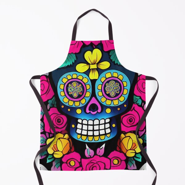 Item preview, Beautiful colorful design of a Dia de Los Muertos skull designed and sold by artofbelletz.