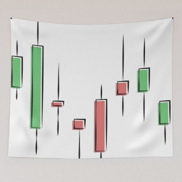 Item preview, Candlestick Stock Market Graphic. designed and sold by ouhaga.