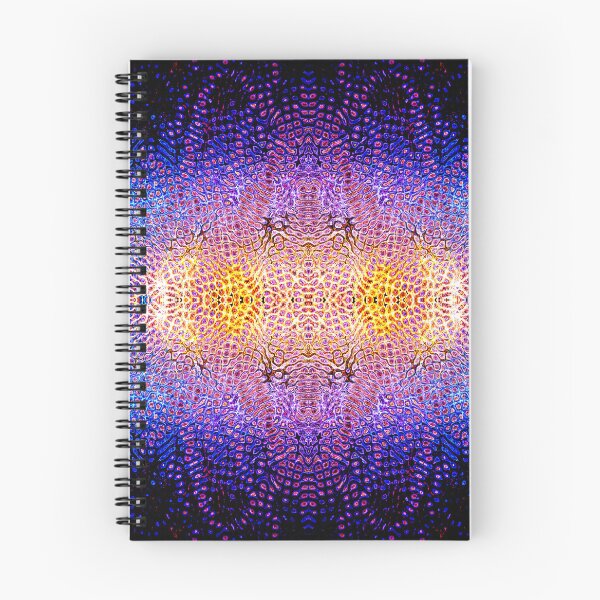 Item preview, PATTERN DESIGN STUDY #80 – Vibrational Patterns in Gold Red Blue designed and sold by DEL-Productions.