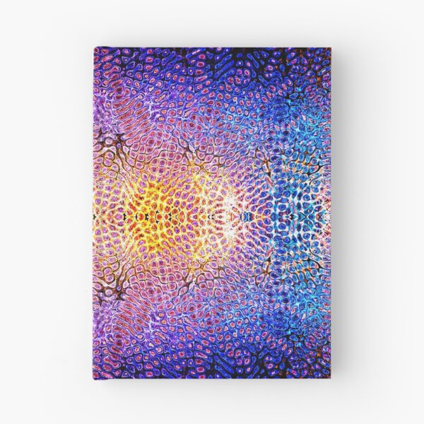 Item preview, PATTERN DESIGN STUDY #80 – Vibrational Patterns in Gold Red Blue designed and sold by DEL-Productions.