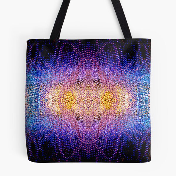 Item preview, PATTERN DESIGN STUDY #80 – Vibrational Patterns in Gold Red Blue designed and sold by DEL-Productions.