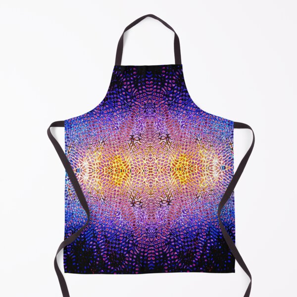 Item preview, PATTERN DESIGN STUDY #80 – Vibrational Patterns in Gold Red Blue designed and sold by DEL-Productions.