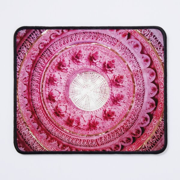 Item preview, PATTERN DESIGN STUDY #82 – Circles of Hot Pink Lace Trim designed and sold by DEL-Productions.