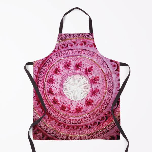 Item preview, PATTERN DESIGN STUDY #82 – Circles of Hot Pink Lace Trim designed and sold by DEL-Productions.