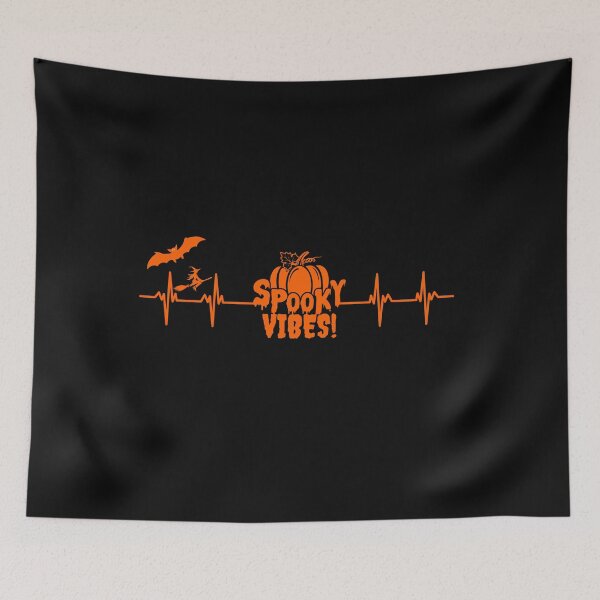 Item preview, SPOOKY VIBES PUMPKIN HEARTBEAT HALLOWEEN designed and sold by ZhacoysDesignz.