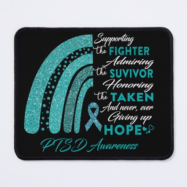 Item preview, PTSD Warrior Supporting Fighter PTSD Awareness designed and sold by Gillosina.