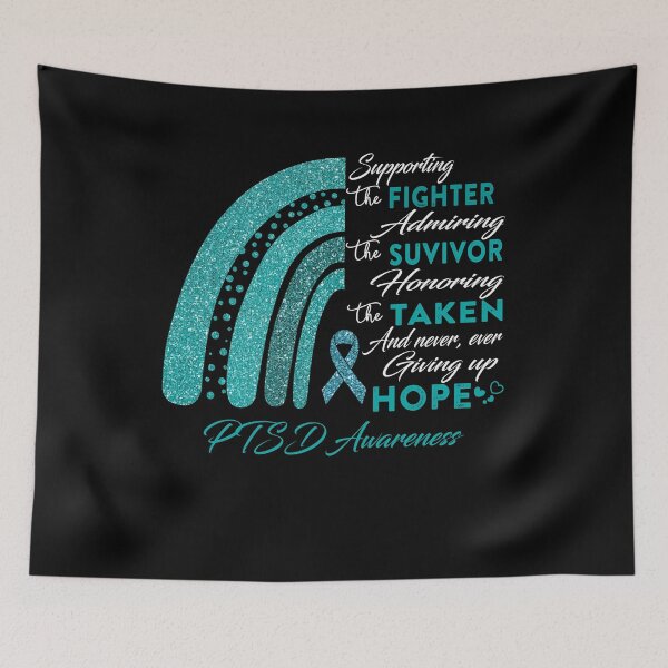 Item preview, PTSD Warrior Supporting Fighter PTSD Awareness designed and sold by Gillosina.