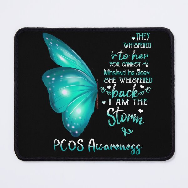 Item preview, She Whispered Back I Am The Storm PCOS Awareness Butterfly designed and sold by frechettee.