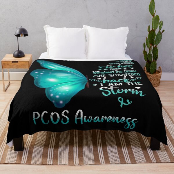 Item preview, She Whispered Back I Am The Storm PCOS Awareness Butterfly designed and sold by frechettee.