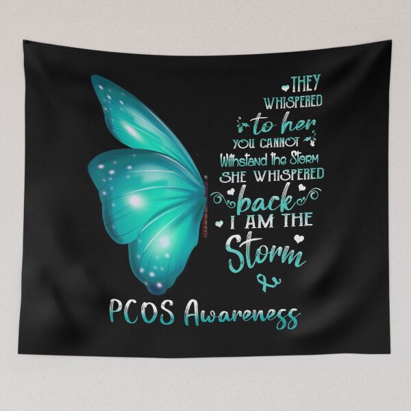 Item preview, She Whispered Back I Am The Storm PCOS Awareness Butterfly designed and sold by frechettee.