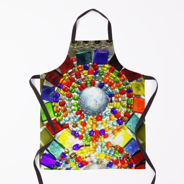 Item preview, PATTERN DESIGN STUDY #85 – Multicolored Mosaic of Circles and Beads designed and sold by DEL-Productions.