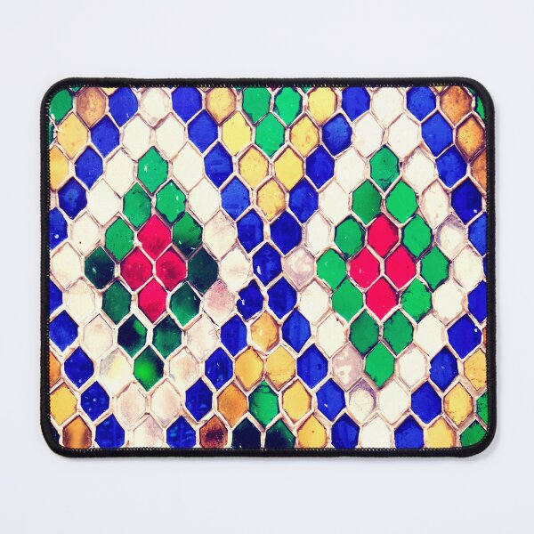 Item preview, PATTERN DESIGN STUDY #86 – Multicolored Diamond Mosaic designed and sold by DEL-Productions.