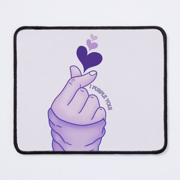 Item preview, I PURPLE YOU HEART FINGERS designed and sold by SeoulJourner.