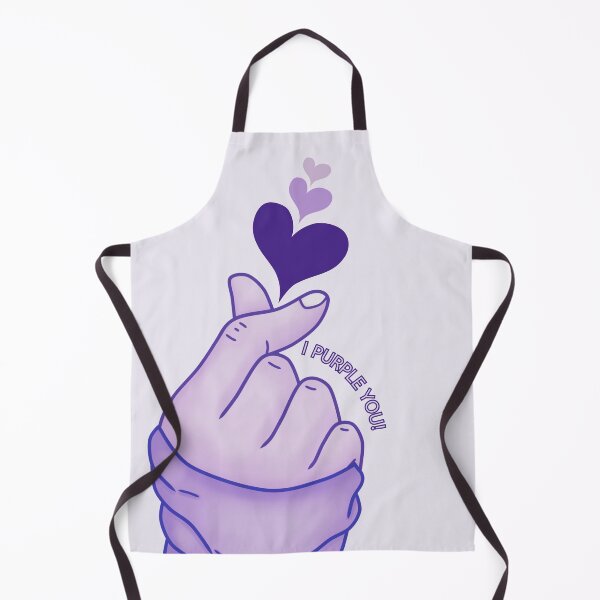 Item preview, I PURPLE YOU HEART FINGERS designed and sold by SeoulJourner.